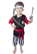 Detský kostým pirát so šatkou