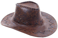 Detský kovbojský klobúk, hnedý