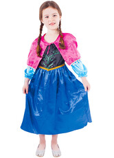 Dievčenský kostým Anna - zimné kráľovstvo