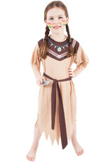 Dievčenský kostým indiánka s opaskom