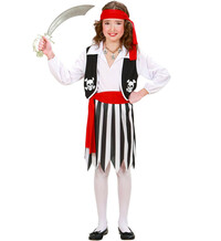 Dievčenský kostým pirátske dievča