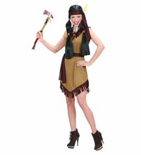 Dámsky kostým indiánska dievčina s čelenkou