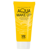 Žltý aqua make-up v tube (30ml)