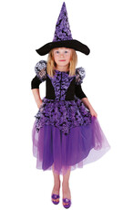 Detský kostým čarodejnice fialová (e-obal)