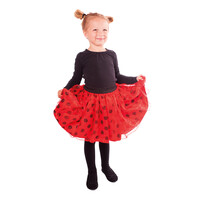 Detský kostým tutu sukne berušky s bodkami