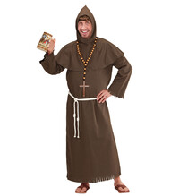 Pánsky kostým mních, hnedý