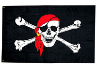 Vlajka pirátska 130x80 cm