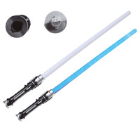 Obojstranný svetelný meč (2 skladacie meče)