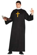 Pánsky čierny kostým, kňaz