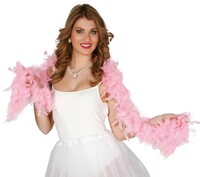 Boa s ružovým perím, 180cm (40gr.)