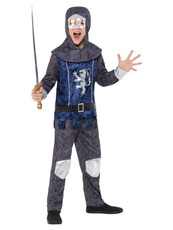 Chlapčenský kostým stredovekého rytiera, modrý