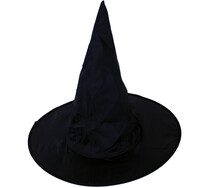 Čarodejnica/Halloween klobúk čierny pre dospelých