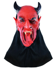 Maska diabla s jazykom