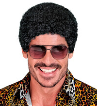 Parochňa Afro čierna "wetlook"