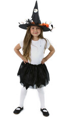 Detská tutu sukňa čarodejnica/košatúra na Halloween
