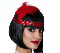 Čelenka Charleston červená