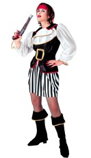 Dámsky pirátsky kostým s topánkami