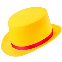 Detský klaunský klobúk, žltý