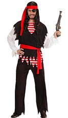 Pánsky pirátsky kostým so šatkami