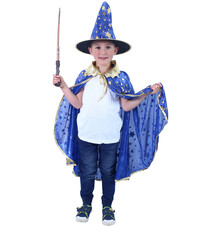 Detský kabát modrý s klobúkom