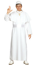 Pánsky biely kostým pápeža