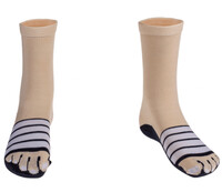 Ponožky so vzorom ponožiek, univerzálna veľkosť