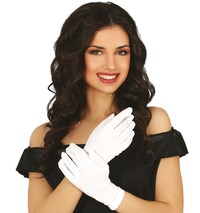 Biele rukavice, 22 cm