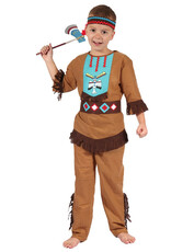 Chlapčenský indiánsky kostým s čelenkou