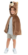 Detský plyšový kabát medvedík