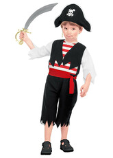 Chlapčenský pirátsky kostým s klobúkom