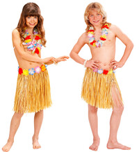 Detská havajská sukňa, 40 cm