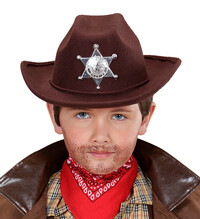 Detský kovbojský klobúk s hviezdou