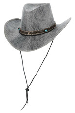 Šedý kovbojský klobúk