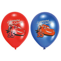 Balóniky Autá 6 ks, 27,5 cm