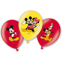 Balóniky Micky Mouse 6 ks, 27,5 cm