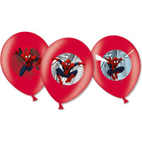 Balóniky Spiderman 6 ks, 27,5 cm
