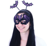 Čelenka netopier s maskou pre dospelých