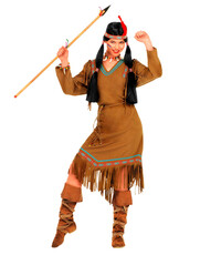 Dámsky indiánsky kostým s dlhou sukňou