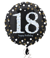 Fóliový balón na 18. narodeniny, 45 cm