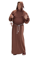 Pánsky kostým kapucínsky mních, hnedý
