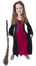 Detský bordový kostým čarodejnice
