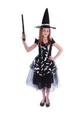 Detský kostým netopiera čarodejnice/Halloween