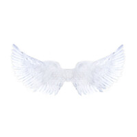Anjelské krídla biele s trblietkami