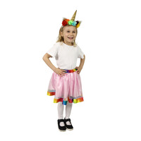 Detský kostým TUTU sukňa jednorožec s čelenkou