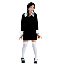 Wednesday Addams dievčenský kostým s pavúkom
