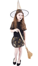 Detský kostým tutu sukne s klobúkom na Halloween
