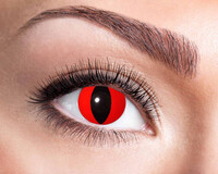 Certifikované ročné farebné kontaktné šošovky nedioptrické, červená mačka 84063141.594