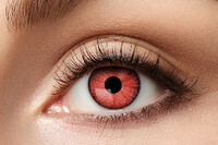 Certifikované týždenné farebné kontaktné šošovky nedioptrické, červené 84095241.W19