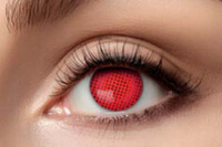 Certifikované týždenné farebné kontaktné šošovky nedioptrické, červená obrazovka 84095241.W52