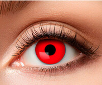 Certifikované týždenné farebné kontaktné šošovky nedioptrické, červený diabol 84095241.W03